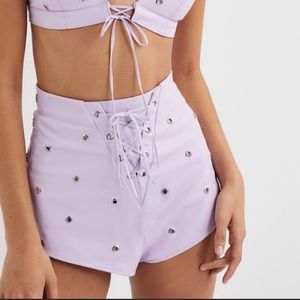 NWT For Love and Lemons Roxie Shorts